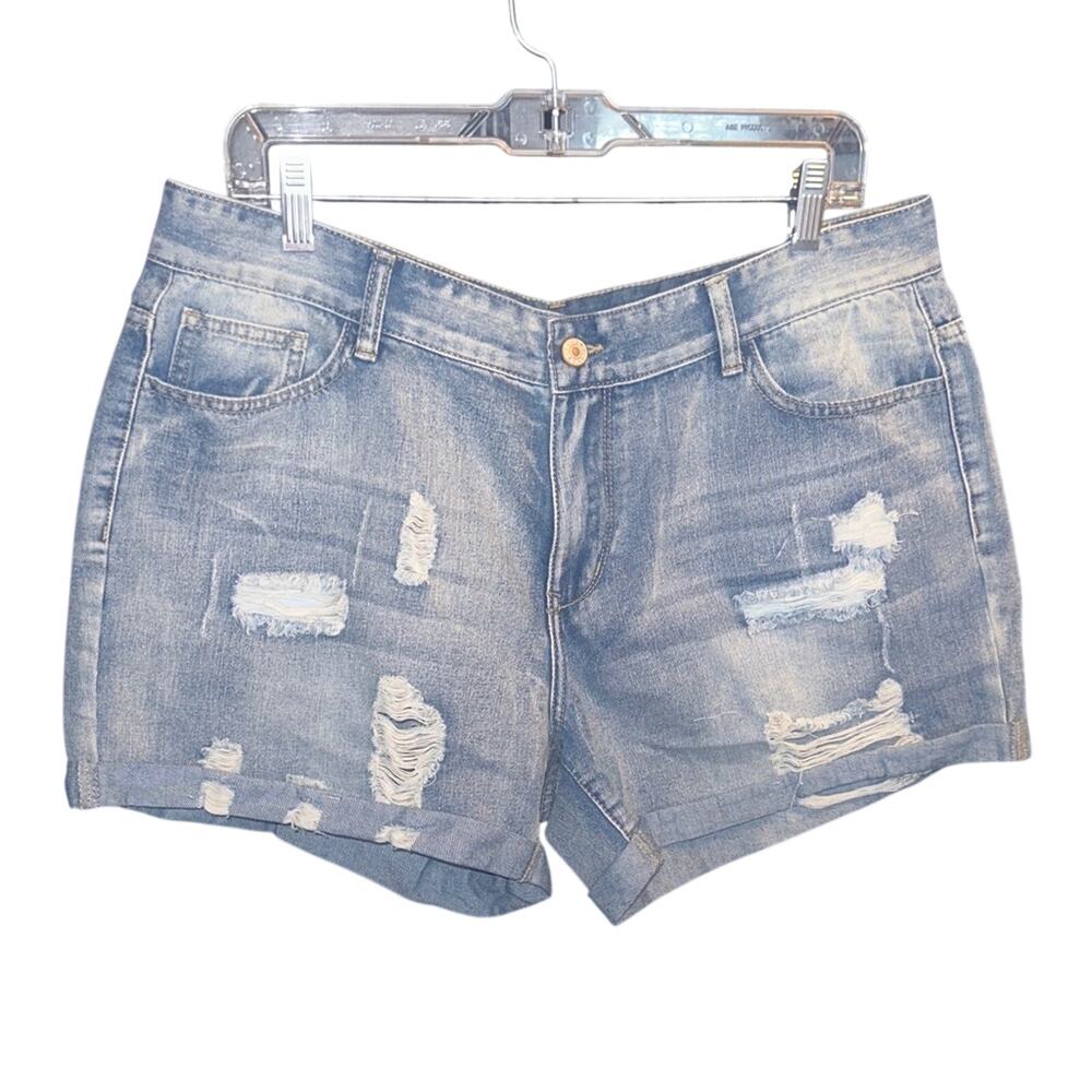 BellanBlue Vintage Wash Distressed Jean Shorts XL